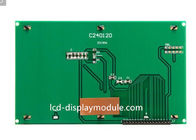 3.3V 240 x 120 Graphic Small LCD Module , Yellow Green STN Transflective LCD Display
