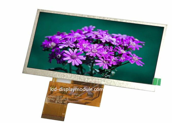 Anti - Glare TFT LCD Display Module 480 X 272 Resistance Touch Screen 6 O'Clock Direction