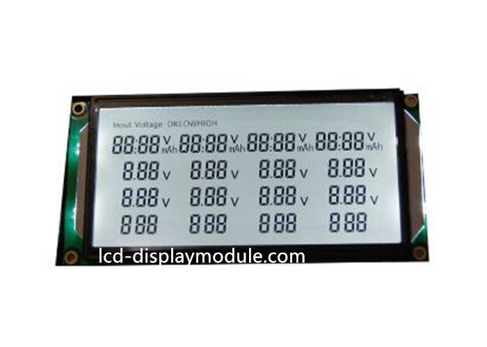 Three Lines Series TN LCD Panel Screen 52 Digits Monochrome Segment White LED
