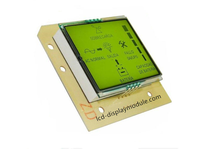 Metal PIN TN LCD Display Screen ISO14001 Approved 42.00mm * 35.00mm Viewing Area