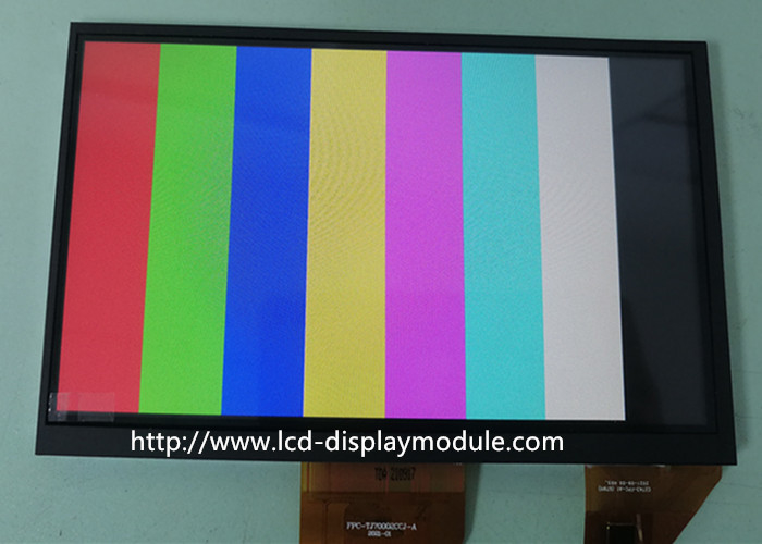 TFT Display Screen 7'' Inch 800 * 480 RGB888 12 O'clock Interface with Capacitive Touch Screen  For Auto